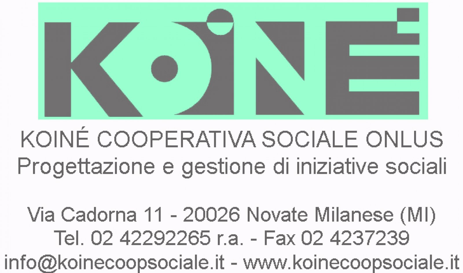 Logo Koinè cooperativa sociale onlus